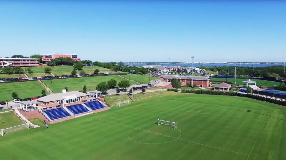 DBU Patriot Soccer Field House and Spectator Seating